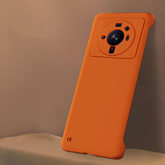 Funda Dura Plastico Rigida Carcasa Mate M01 para Xiaomi Mi 12S Ultra 5G Naranja