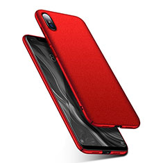 Funda Dura Plastico Rigida Carcasa Mate M01 para Xiaomi Mi 8 Screen Fingerprint Edition Rojo