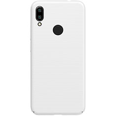 Funda Dura Plastico Rigida Carcasa Mate M01 para Xiaomi Redmi 7 Blanco