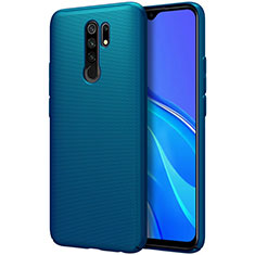 Funda Dura Plastico Rigida Carcasa Mate M01 para Xiaomi Redmi 9 Azul