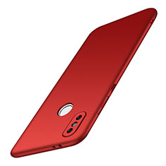 Funda Dura Plastico Rigida Carcasa Mate M01 para Xiaomi Redmi Note 5 AI Dual Camera Rojo