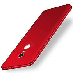 Funda Dura Plastico Rigida Carcasa Mate M01 para Xiaomi Redmi Note 5 Indian Version Rojo