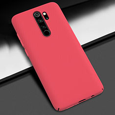 Funda Dura Plastico Rigida Carcasa Mate M01 para Xiaomi Redmi Note 8 Pro Rojo
