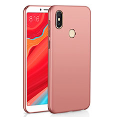 Funda Dura Plastico Rigida Carcasa Mate M01 para Xiaomi Redmi Y2 Oro Rosa