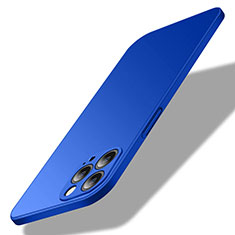 Funda Dura Plastico Rigida Carcasa Mate M02 para Apple iPhone 14 Pro Azul