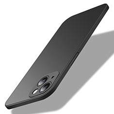 Funda Dura Plastico Rigida Carcasa Mate M02 para Apple iPhone 15 Plus Negro