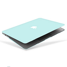 Funda Dura Plastico Rigida Carcasa Mate M02 para Apple MacBook Air 13 pulgadas (2020) Cian
