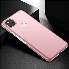 Funda Dura Plastico Rigida Carcasa Mate M02 para Google Pixel 4a Oro Rosa