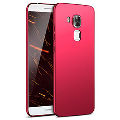 Funda Dura Plastico Rigida Carcasa Mate M02 para Huawei G9 Plus Rojo