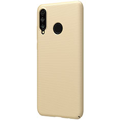 Funda Dura Plastico Rigida Carcasa Mate M02 para Huawei P30 Lite New Edition Oro