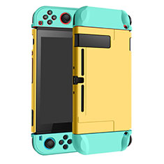 Funda Dura Plastico Rigida Carcasa Mate M02 para Nintendo Switch Amarillo