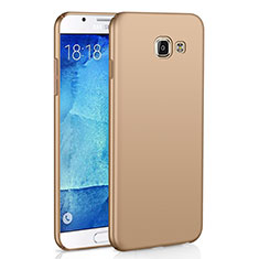 Funda Dura Plastico Rigida Carcasa Mate M02 para Samsung Galaxy A9 Pro (2016) SM-A9100 Oro