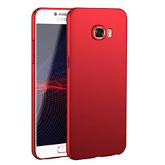 Funda Dura Plastico Rigida Carcasa Mate M02 para Samsung Galaxy C5 SM-C5000 Rojo