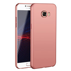 Funda Dura Plastico Rigida Carcasa Mate M02 para Samsung Galaxy C7 SM-C7000 Oro Rosa