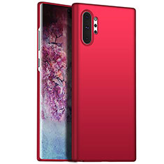 Funda Dura Plastico Rigida Carcasa Mate M02 para Samsung Galaxy Note 10 Plus Rojo