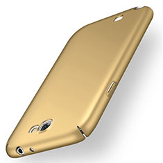 Funda Dura Plastico Rigida Carcasa Mate M02 para Samsung Galaxy Note 2 N7100 N7105 Oro