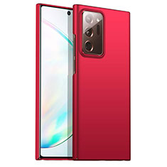Funda Dura Plastico Rigida Carcasa Mate M02 para Samsung Galaxy Note 20 Ultra 5G Rojo