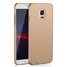 Funda Dura Plastico Rigida Carcasa Mate M02 para Samsung Galaxy Note 4 SM-N910F Oro