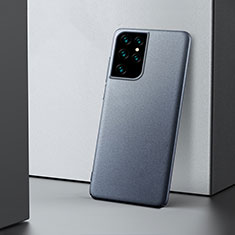 Funda Dura Plastico Rigida Carcasa Mate M02 para Samsung Galaxy S21 Ultra 5G Gris
