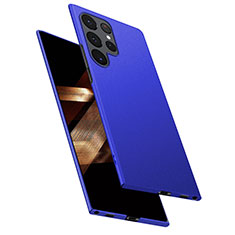 Funda Dura Plastico Rigida Carcasa Mate M02 para Samsung Galaxy S24 Ultra 5G Azul
