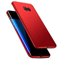 Funda Dura Plastico Rigida Carcasa Mate M02 para Samsung Galaxy S7 Edge G935F Rojo