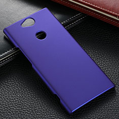Funda Dura Plastico Rigida Carcasa Mate M02 para Sony Xperia XA2 Azul