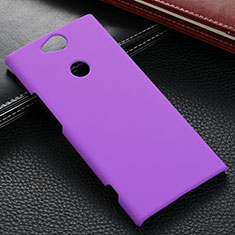 Funda Dura Plastico Rigida Carcasa Mate M02 para Sony Xperia XA2 Morado