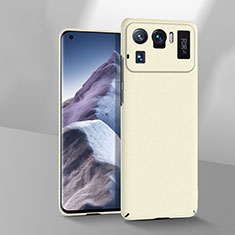 Funda Dura Plastico Rigida Carcasa Mate M02 para Xiaomi Mi 11 Ultra 5G Blanco