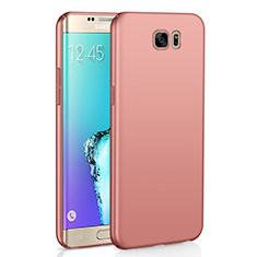 Funda Dura Plastico Rigida Carcasa Mate M03 para Samsung Galaxy S6 Edge SM-G925 Oro Rosa