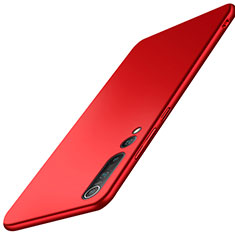 Funda Dura Plastico Rigida Carcasa Mate M03 para Xiaomi Mi 10 Pro Rojo