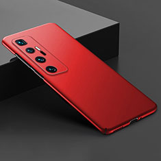 Funda Dura Plastico Rigida Carcasa Mate M03 para Xiaomi Mi 10 Ultra Rojo
