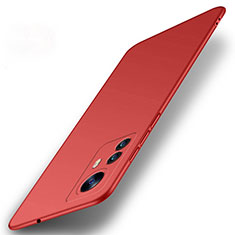 Funda Dura Plastico Rigida Carcasa Mate M03 para Xiaomi Mi 12X 5G Rojo