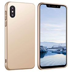 Funda Dura Plastico Rigida Carcasa Mate M03 para Xiaomi Mi 8 Pro Global Version Oro