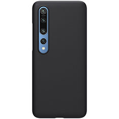 Funda Dura Plastico Rigida Carcasa Mate M04 para Xiaomi Mi 10 Negro