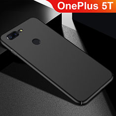 Funda Dura Plastico Rigida Carcasa Mate M05 para OnePlus 5T A5010 Negro
