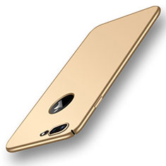 Funda Dura Plastico Rigida Carcasa Mate M18 para Apple iPhone 7 Plus Oro