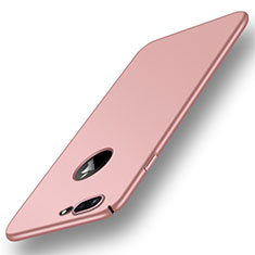 Funda Dura Plastico Rigida Carcasa Mate M18 para Apple iPhone 8 Plus Oro Rosa
