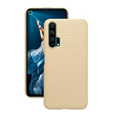 Funda Dura Plastico Rigida Carcasa Mate P01 para Huawei Honor 20 Pro Oro