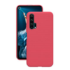 Funda Dura Plastico Rigida Carcasa Mate P01 para Huawei Honor 20 Pro Rojo