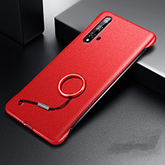 Funda Dura Plastico Rigida Carcasa Mate P01 para Huawei Nova 5 Pro Rojo