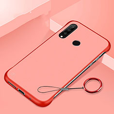 Funda Dura Plastico Rigida Carcasa Mate P01 para Huawei P30 Lite Rojo