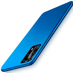 Funda Dura Plastico Rigida Carcasa Mate P01 para Huawei P40 Pro+ Plus Azul