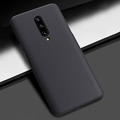 Funda Dura Plastico Rigida Carcasa Mate P01 para OnePlus 7 Pro Negro