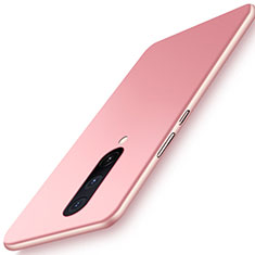 Funda Dura Plastico Rigida Carcasa Mate P01 para OnePlus 8 Oro Rosa