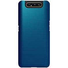 Funda Dura Plastico Rigida Carcasa Mate P01 para Samsung Galaxy A90 4G Azul