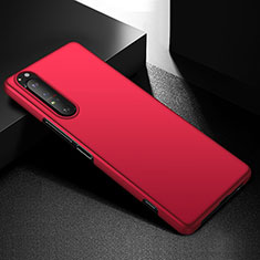 Funda Dura Plastico Rigida Carcasa Mate P01 para Sony Xperia 1 III Rojo