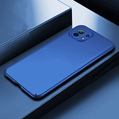 Funda Dura Plastico Rigida Carcasa Mate P01 para Xiaomi Mi 11 Lite 4G Azul