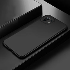 Funda Dura Plastico Rigida Carcasa Mate P01 para Xiaomi Mi 11 Lite 4G Negro