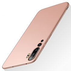 Funda Dura Plastico Rigida Carcasa Mate P01 para Xiaomi Mi Note 10 Oro Rosa