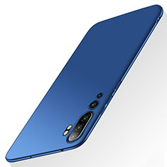 Funda Dura Plastico Rigida Carcasa Mate P01 para Xiaomi Mi Note 10 Pro Azul